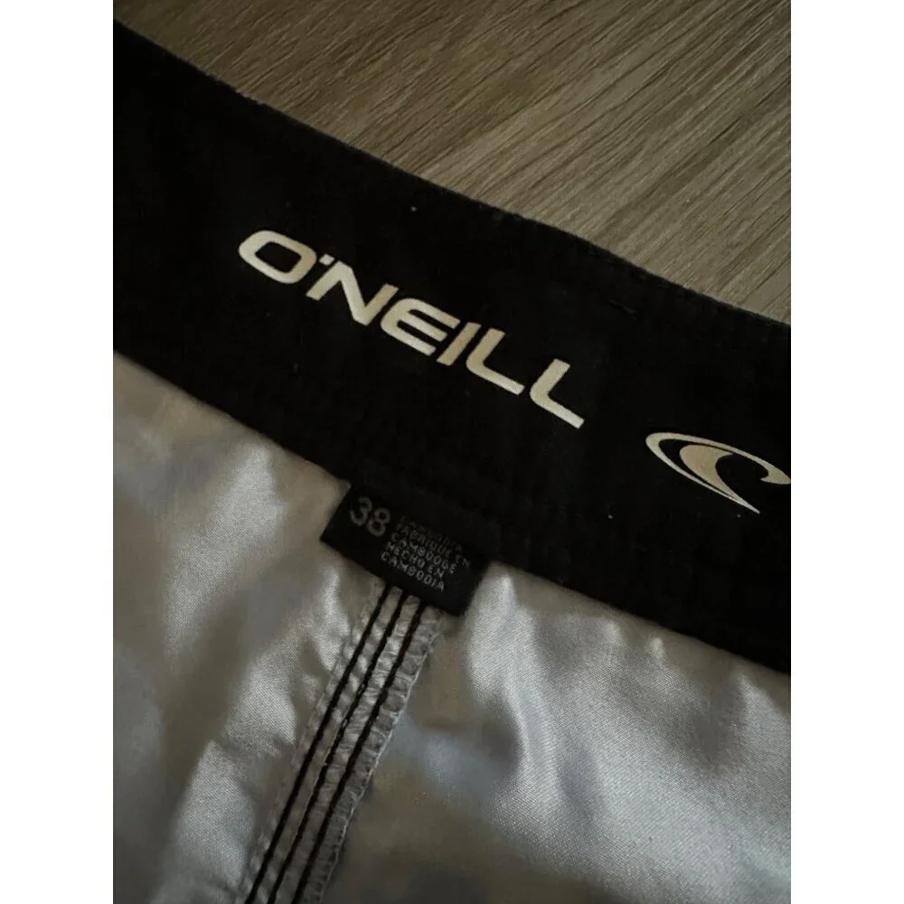 O’Neil gray plaid bathing suit size 38 men’s